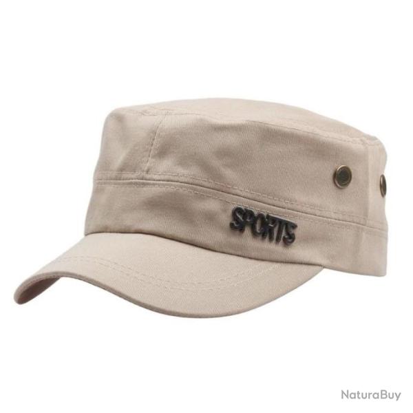Casquette plate militaire SPORTS - Beige