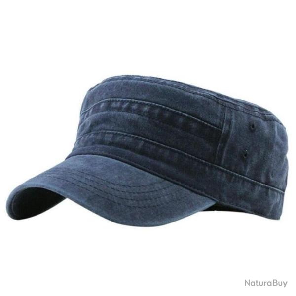Casquette plate militaire mod�le A - Bleu