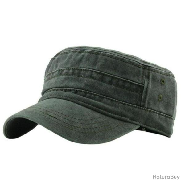 Casquette plate militaire mod�le A - Vert