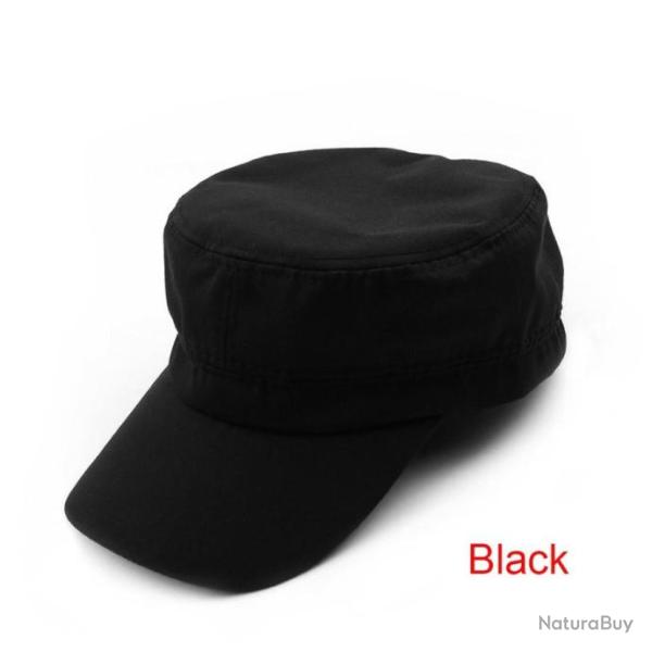 Casquette plate militaire mod�le B - Noir