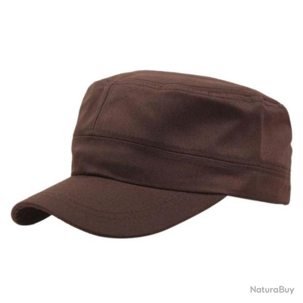 Casquette plate militaire mod�le C - Marron