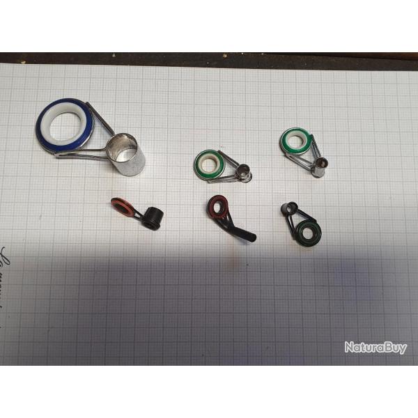 Lot de 6 anneaux fer colors cramique occasion  neuf