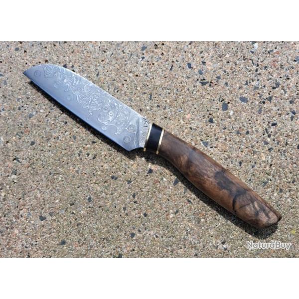 Couteau "Utilitaire" Damas [pi�ce unique]