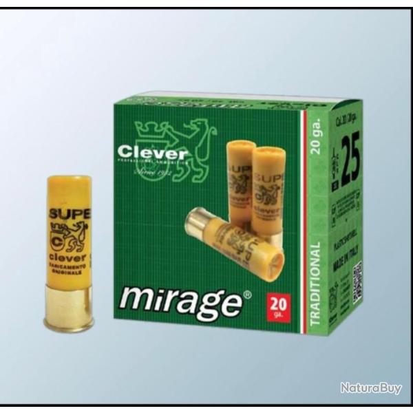 carton de Clever T3 Cal 20 28g 7.5 ( bien lire pour frais de port )