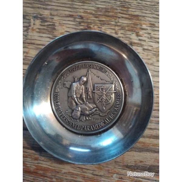 Coupelle militaire argent� �cole du personnel param�dical des arm�es de Toulon