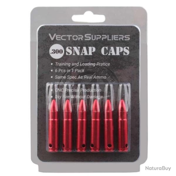 Douille amortisseur snap caps cartouche factice pour le tir � sec et le drill - 300AAC 6 pi�ces