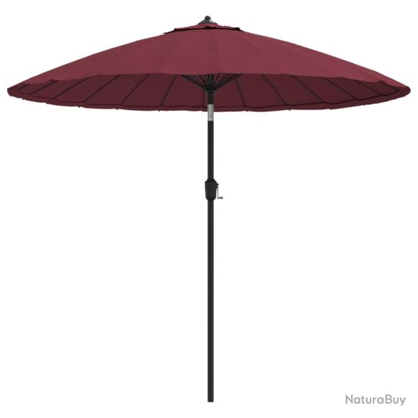 Parasol d'ext�rieur avec m�t en aluminium 270 cm bordeaux 02_0008221
