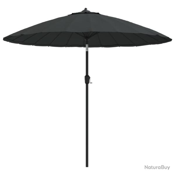 Parasol mobilier de jardin d'ext�rieur avec m�t en aluminium 270 cm anthracite 02_0008219
