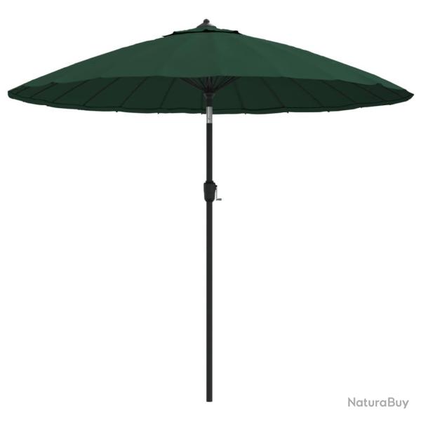 Parasol d'ext�rieur avec m�t en aluminium 270 cm vert 02_0008224