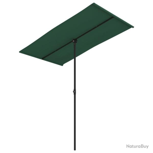 Parasol mobilier de jardin d'ext�rieur avec m�t en aluminium 180 x 130 cm vert 02_0008216