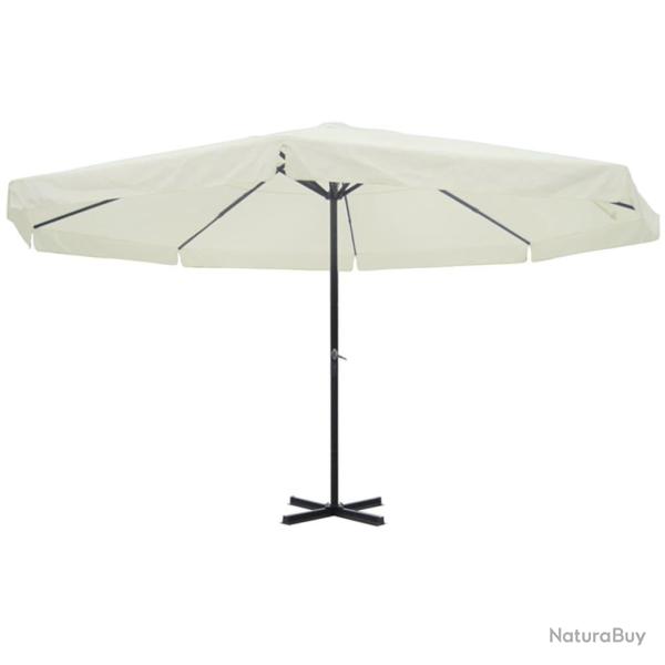 Parasol d'ext�rieur aluminium 500 cm blanc 02_0008144