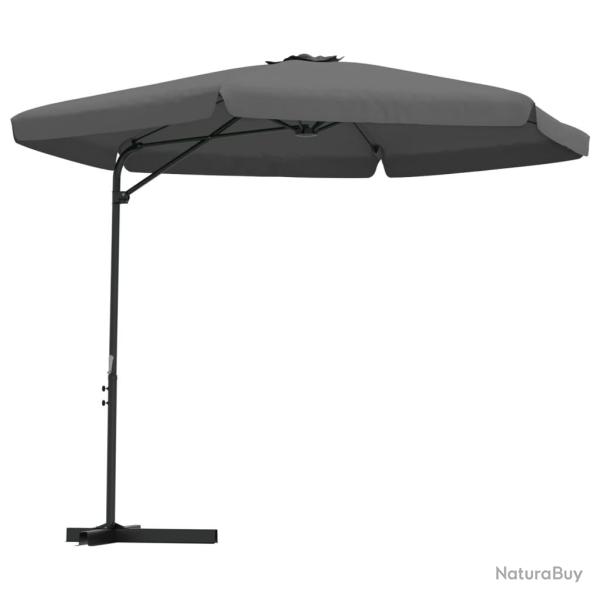 Parasol mobilier de jardin d'ext�rieur avec m�t en acier 300 x 250 cm anthracite 02_0008197