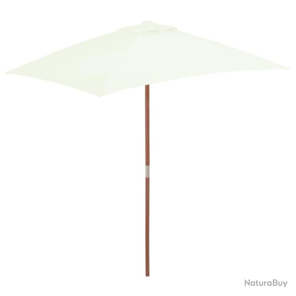 Parasol avec m�t en bois 150 x 200 cm sable 02_0008111