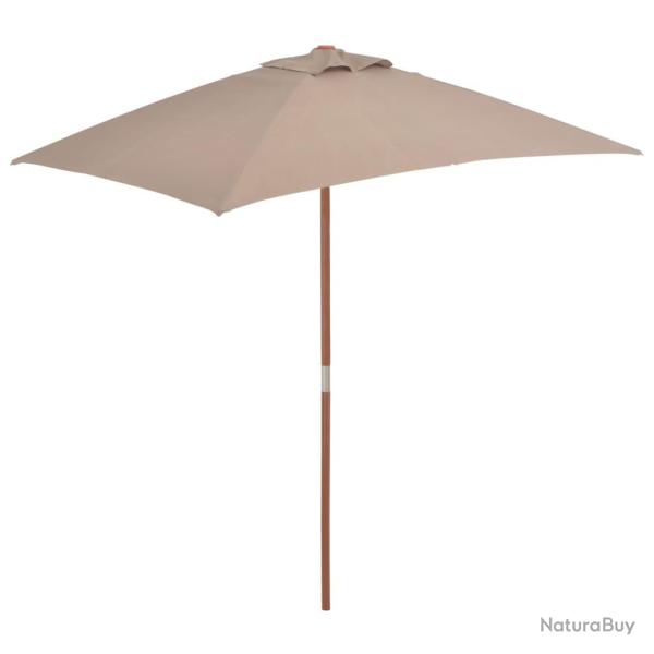 Parasol avec m�t en bois 150 x 200 cm taupe 02_0008112