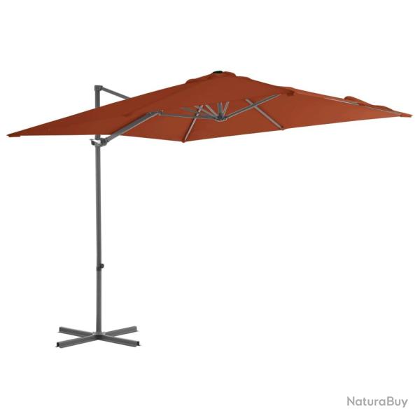 Parasol d�port� avec m�t en acier 250 x 250 cm orange 02_0008477