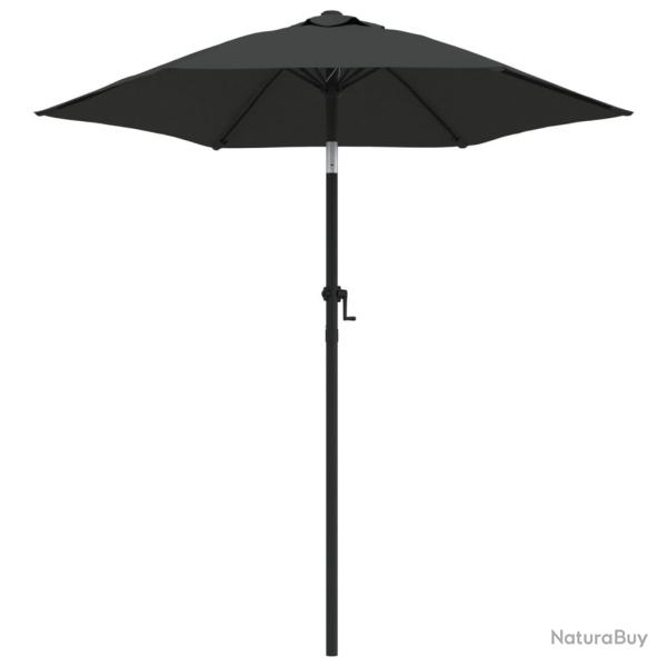Parasol extrieur 200 x 211 cm aluminium anthracite 02_0008040
