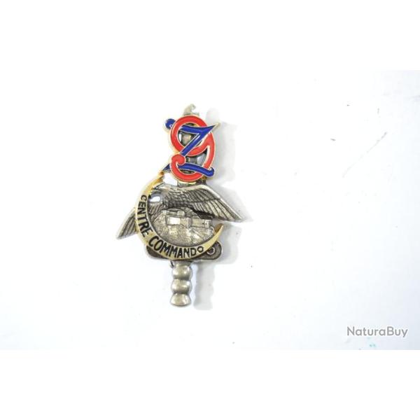 Insigne Centre Commando 9e Zouaves, 9 pingle sertie. Delsart. Matricule 0441. G4188