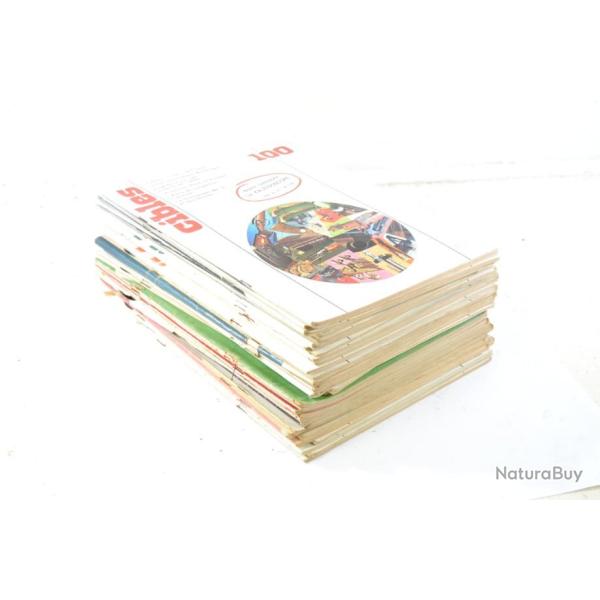 Lot revues cibles - collection tir tar armes automatique pistolets fusil...