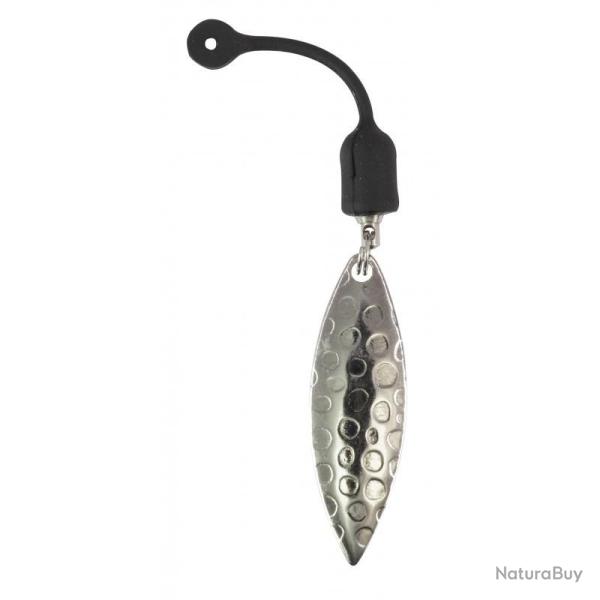 Single Blades Scratch Hammered par 2 Silver