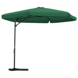 Parasol d'ext&eacute;rieur avec m&acirc;t en acier 300 cm vert 02_0008195