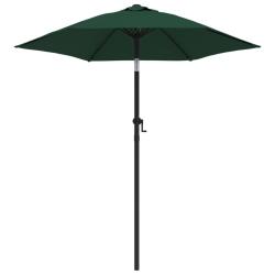 Parasol d'ext&eacute;rieur 200 x 211 cm aluminium vert 02_0008732