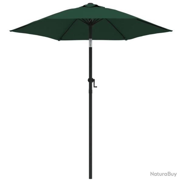 Parasol d'extrieur 200 x 211 cm aluminium vert 02_0008732