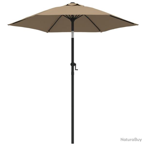 Parasol 200 x 211 cm aluminium taupe 02_0008730