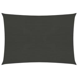 Voile toile d'ombrage parasol PEHD 2 x 3,5 m anthracite 02_0009444