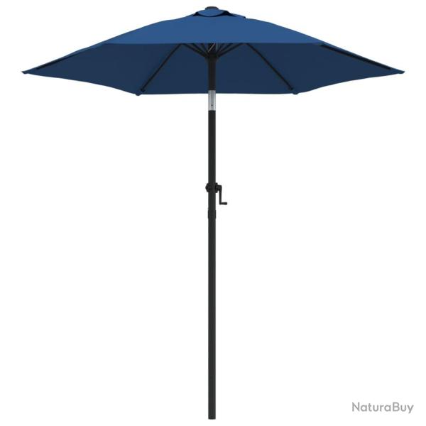 Parasol d'ext�rieur 200 x 211 cm aluminium bleu 02_0008147