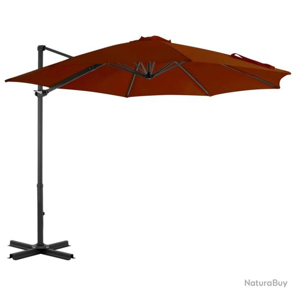 Parasol d�port� avec m�t en aluminium 300 cm orange 02_0008506