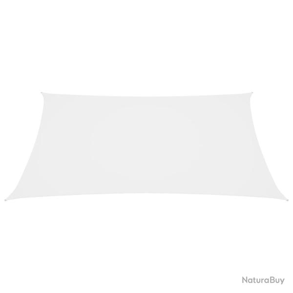 Voile toile d'ombrage parasol tissu oxford carr� 7 x 7 m blanc 02_0009538
