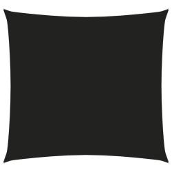 Voile toile d'ombrage parasol tissu oxford carr&eacute; 3 x 3 m noir 02_0009488