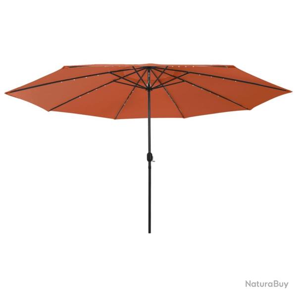 Parasol d'extrieur avec led et mt en mtal 400 cm orange 02_0008185