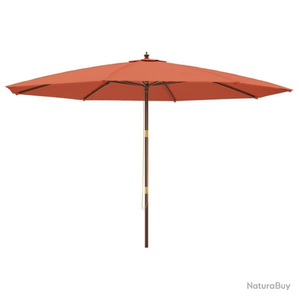 Parasol de jardin avec m�t en bois 400 x 273 cm orange 02_0008366