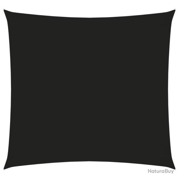 Voile toile d'ombrage parasol tissu oxford carr� 2,5 x 2,5 m noir 02_0009461