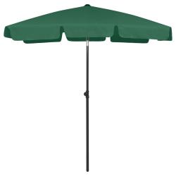 Parasol de plage 180 x 120 cm vert 02_0008409