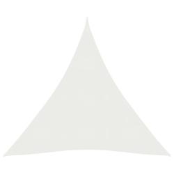 Voile toile d'ombrage parasol 160 g/m&sup2; PEHD 3 x 4 x 4 m blanc 02_0009019