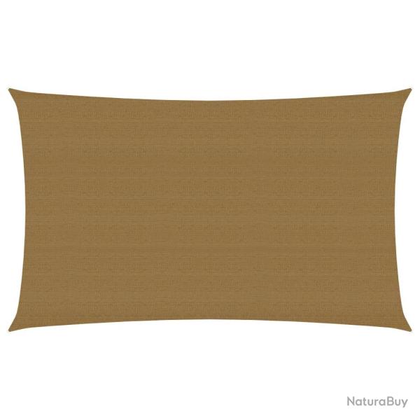Voile toile d'ombrage parasol 160 g/m� 2 x 4,5 m PEHD taupe 02_0009303