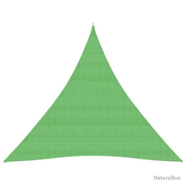 Voile toile d'ombrage parasol 160 g/m PEHD 4,5 x 4,5 x 4,5 m vert clair 02_0009386