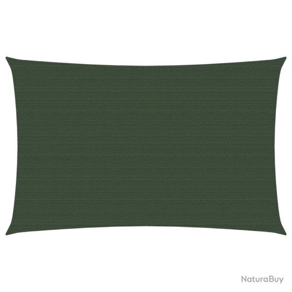 Voile toile d'ombrage parasol 160 g/m PEHD 2 x 4,5 m vert fonc 02_0009413