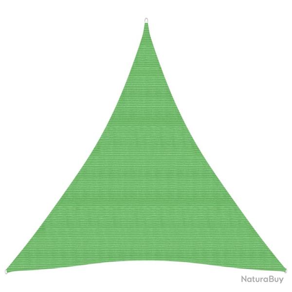 Voile toile d'ombrage parasol 160 g/m PEHD 4 x 5 x 5 m vert clair 02_0009392