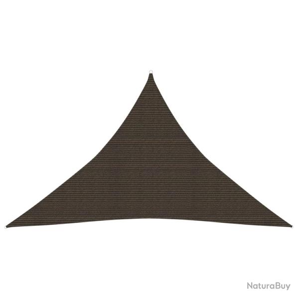 Voile toile d'ombrage parasol 160 g/m PEHD 5 x 5 x 6 m marron 02_0009174