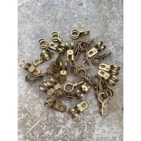 Lot de 30 attaches canard en laiton