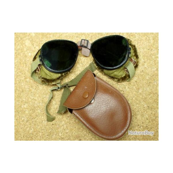 Lunette rglementaire originale ski Mountain US troupe de montagne 39/45 neuve de stock