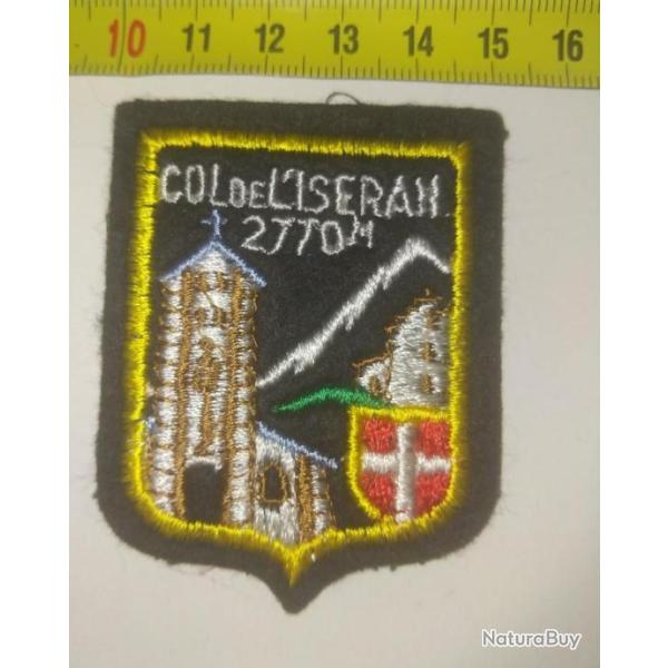 �cusson brod� : " COL de L'ISERAN - 2770m ".