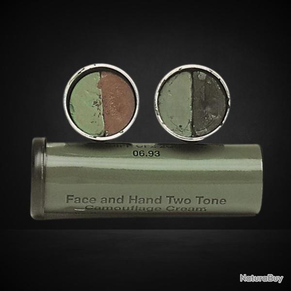 Stick camouflage facial (marron / vert)