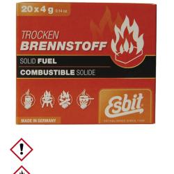 Combustible pour r&eacute;chaud (20 blocs)