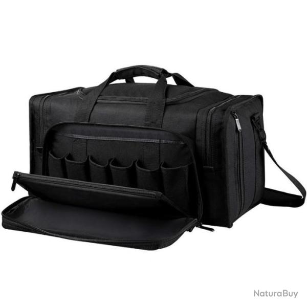 Sac tactique de tir de style militaire - Noir