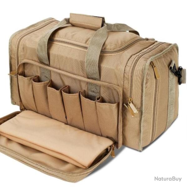 Sac tactique de tir de style militaire - Tan
