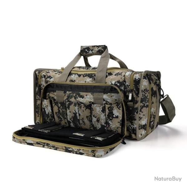 Sac tactique de tir de style militaire - Camouflage